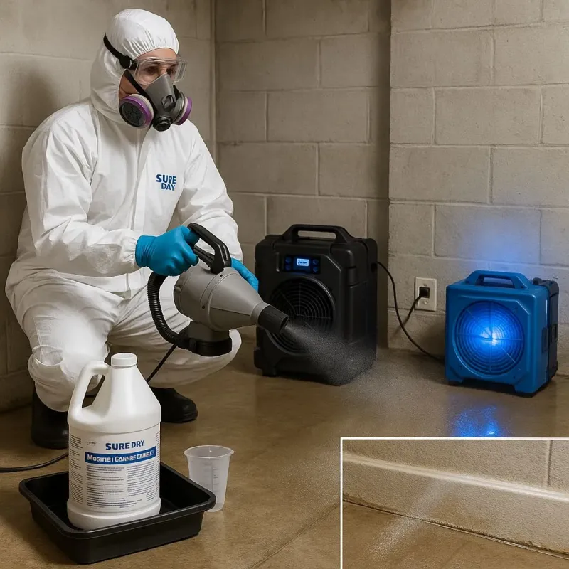 Sanitization and Odor Removal process in Leipsic, OH