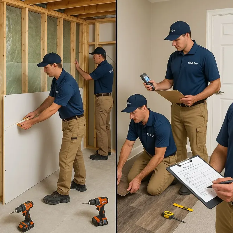 Repairs and Reconstruction process in Leipsic, OH